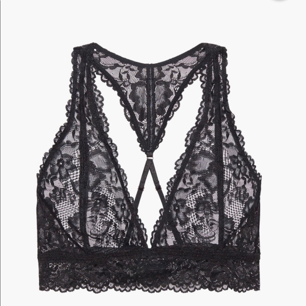 Floral Lace Racerback Bralette